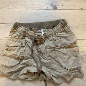 Free people tan hiking cargo pants